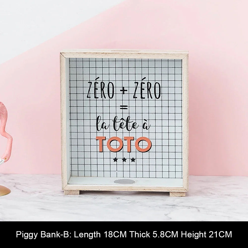 Tirelire en Bois Style Nordique - Image 12