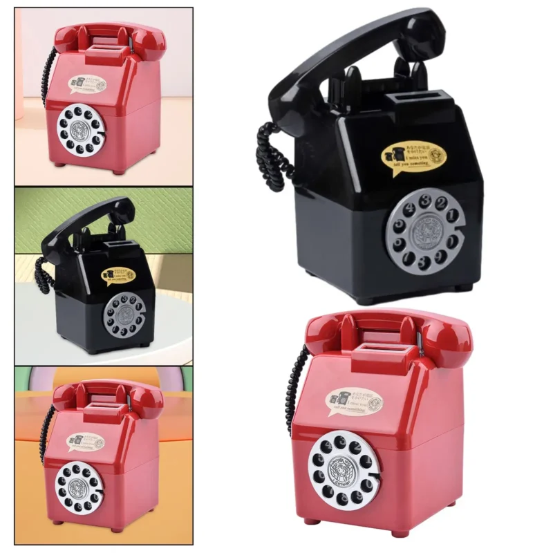 Tirelire Téléphone Rétro - Déco Vintage et Économie Ludique