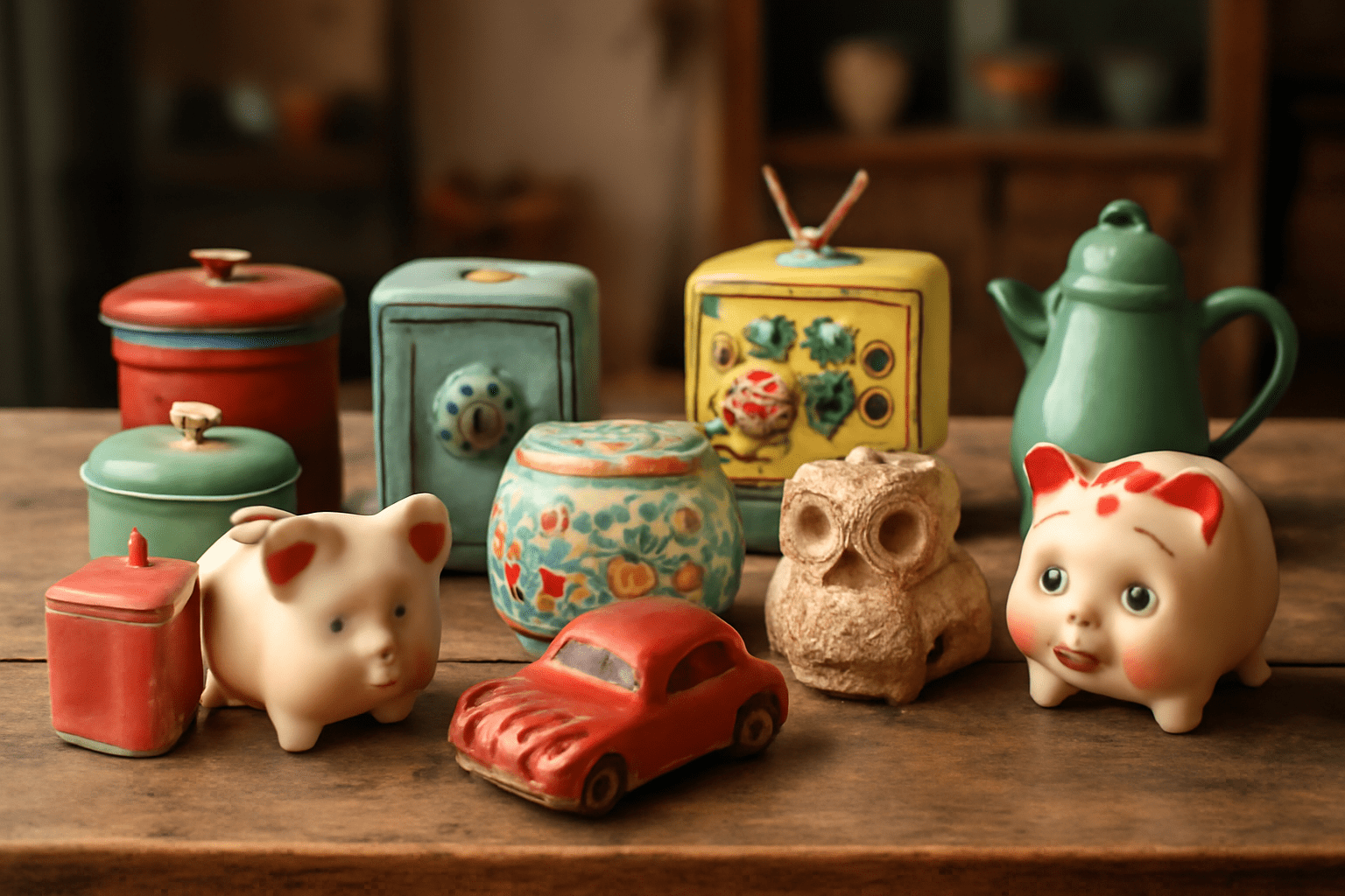 Tirelire vintage : guide complet des modèles rétro à collectionner