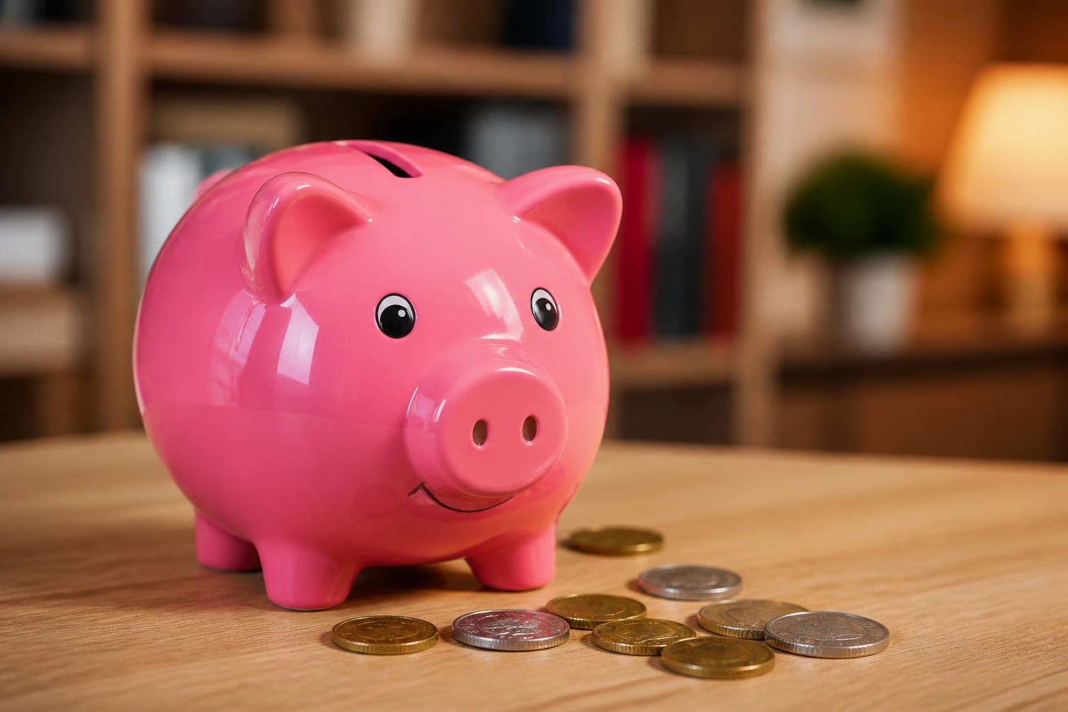 Tirelire cochon rose : un choix ludique pour économiser votre argent