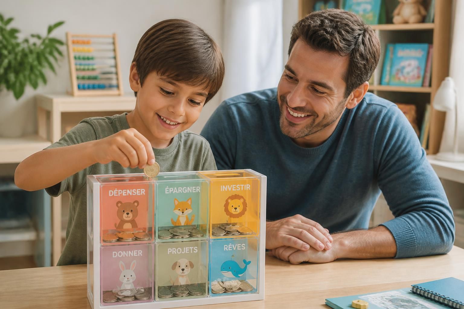 Tirelire éducative : guide pour apprendre aux enfants à économiser