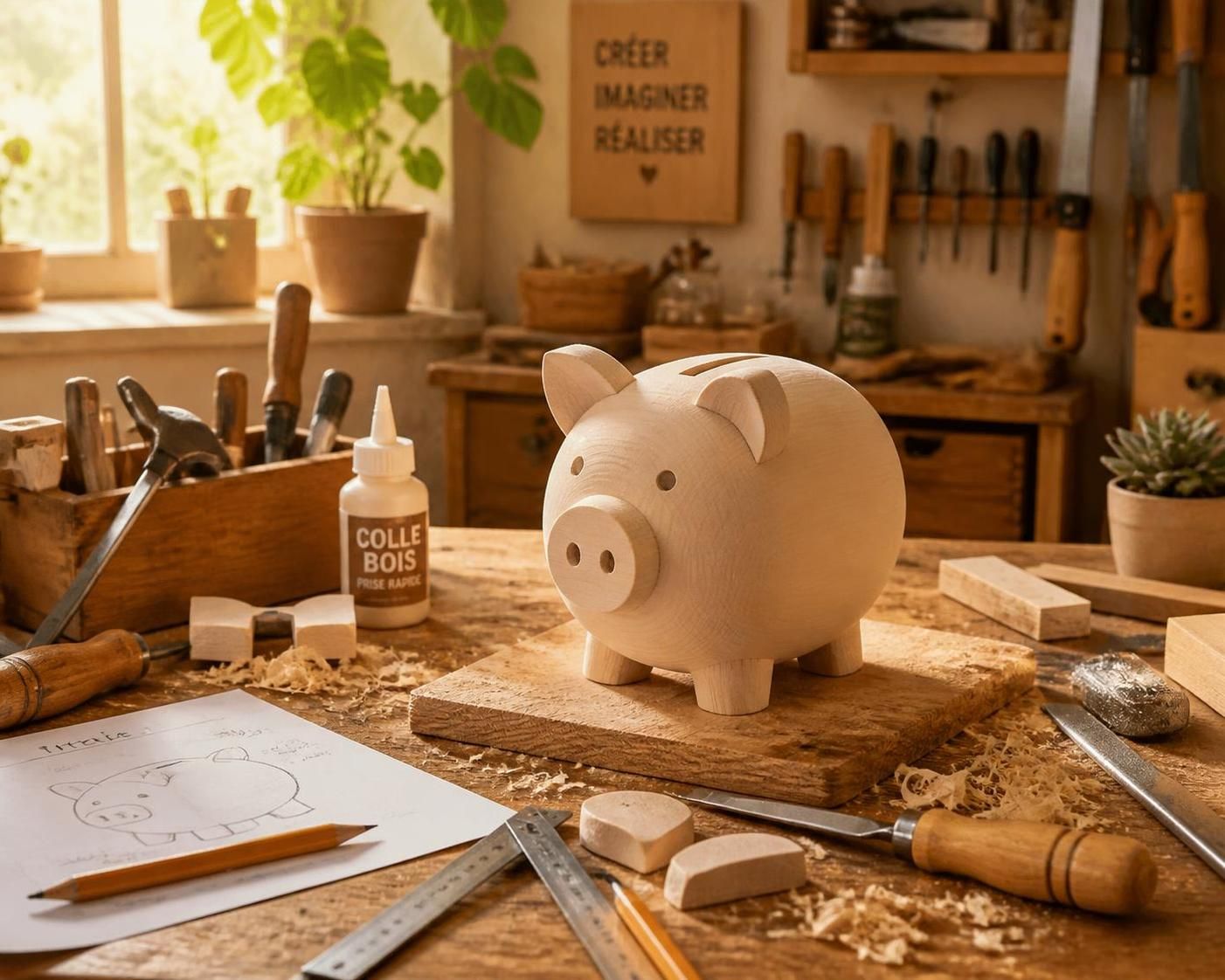 apprenez à fabriquer votre propre tirelire en forme de maison grâce à notre tutoriel complet, simple et détaillé. parfait pour un projet créatif diy à la maison !